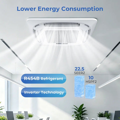 X-Pro 35000 BTU Ceiling Cassette Mini Split