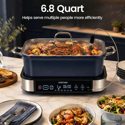 6-In-1 Programmable Slow Cooker With Timer