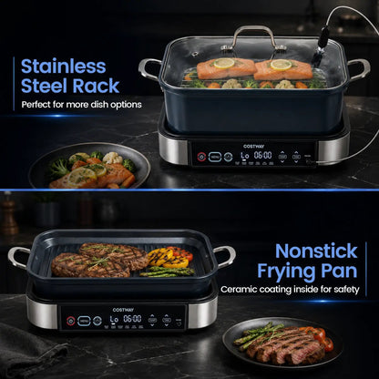 6-In-1 Programmable Slow Cooker With Timer