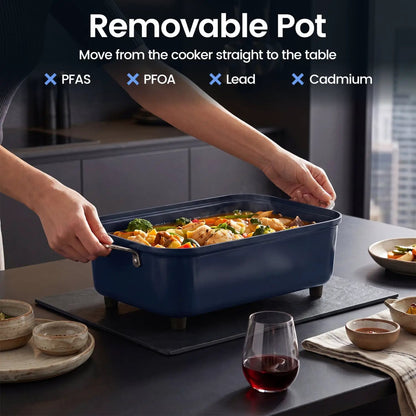 6-In-1 Programmable Slow Cooker With Timer