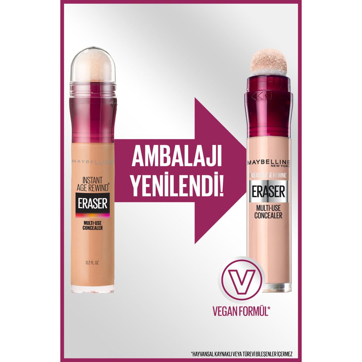Maybelline Instant Age Rewind Eraser concealer dual tubes, beige shade, vegan formula on Tampa Home & Garden Store