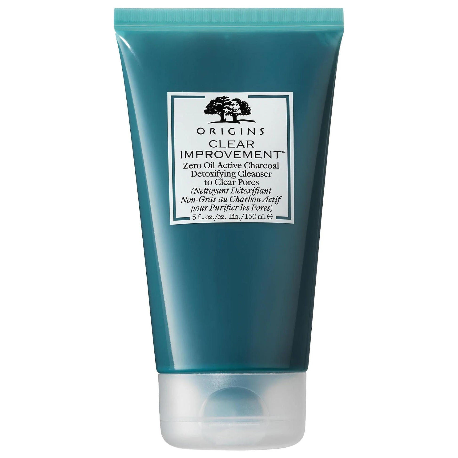 Origins Clear Improvement Zero Oil Cleanser bamboo charcoal & salicylic acid teal tube 5 oz on Tampa Home & Garden Store