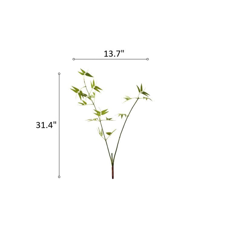 Artificial Whispering Bamboo Stem by RusticReach, 31 in tall, green lifelike bamboo stems on Tampa Home & Garden Store