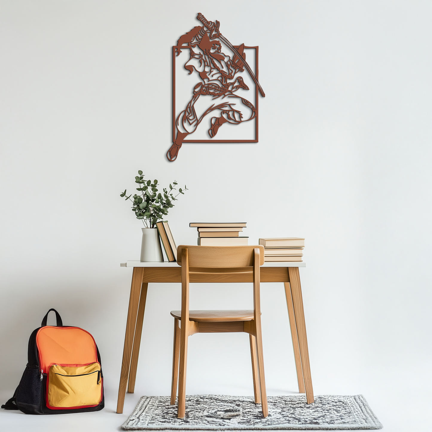 Yasuo Sword Silhouette Metal Wall Art - League of Legends-Inspired Steel Decor- KAF486 - Tampa Home & Garden Store