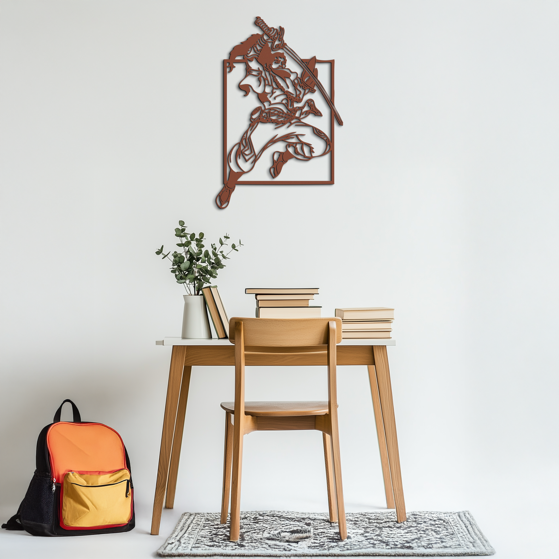 Yasuo Sword Silhouette Metal Wall Art - League of Legends-Inspired Steel Decor- KAF486 - Tampa Home & Garden Store