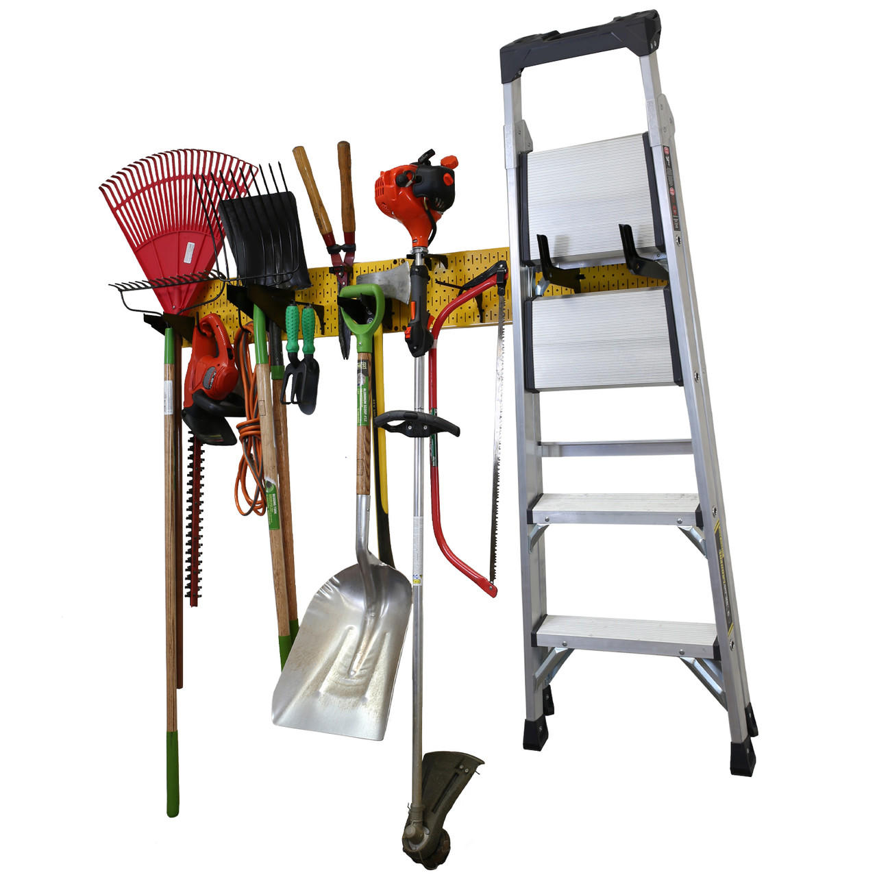 Garage Wall Tool Storage Rack and Accessories