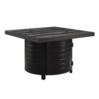 Yorke 40" Square Aluminum Convertible Gas Fire Pit Table - Tampa Home & Garden Store