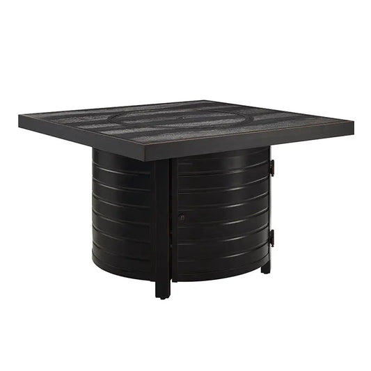 Yorke 40" Square Aluminum Convertible Gas Fire Pit Table - Tampa Home & Garden Store