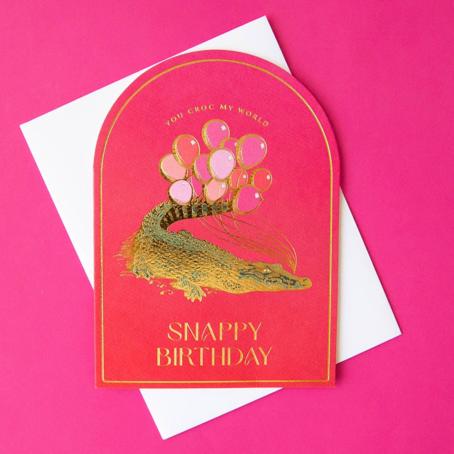 You Croc My World Birthday Card | Crocodile - Tampa Home & Garden Store