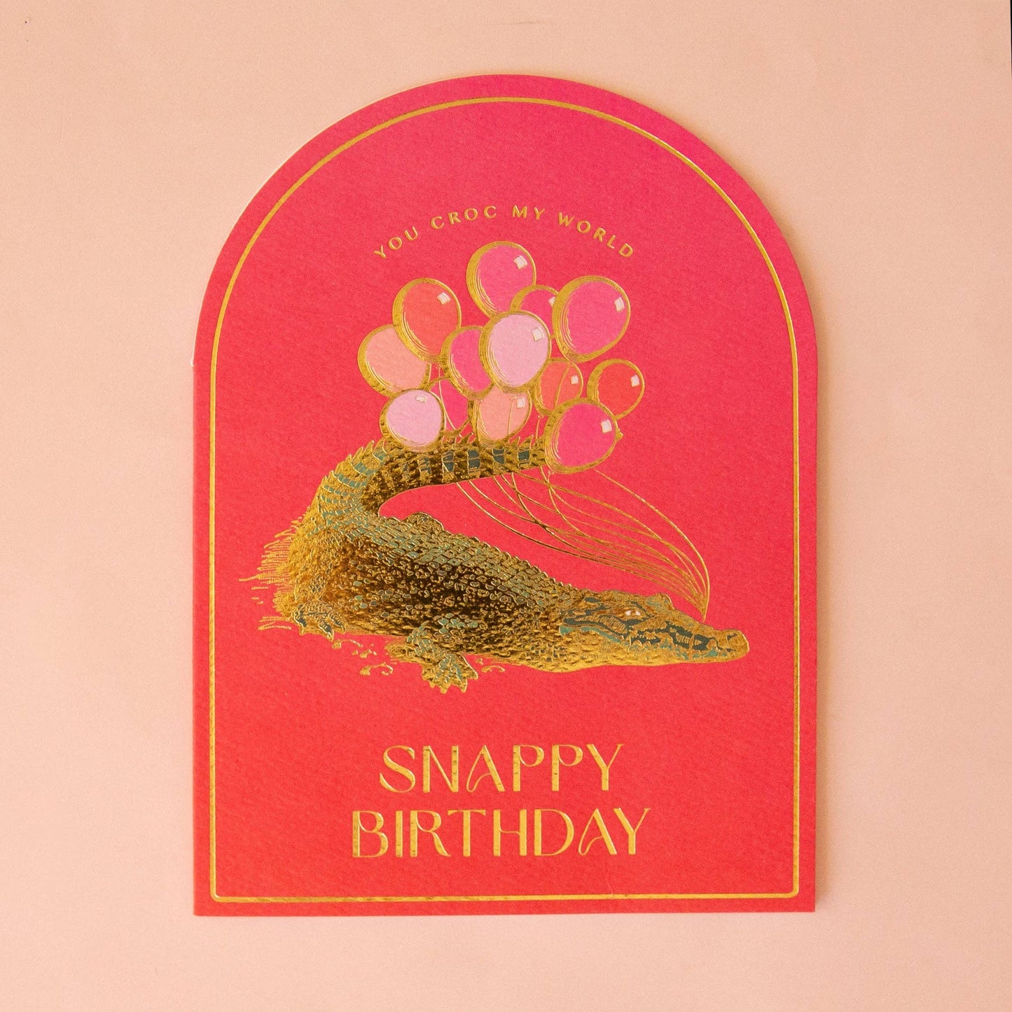 You Croc My World Birthday Card | Crocodile - Tampa Home & Garden Store