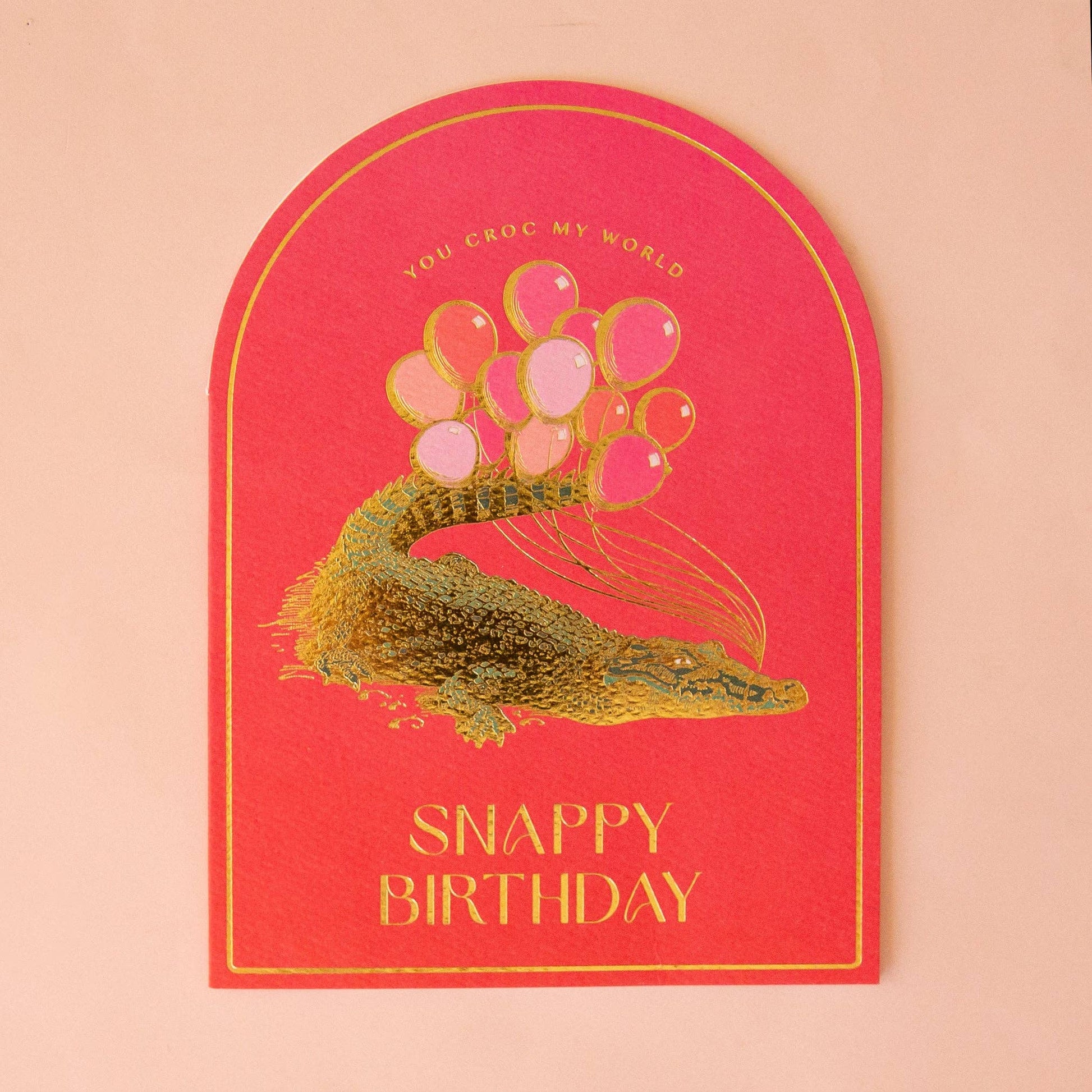 You Croc My World Birthday Card | Crocodile - Tampa Home & Garden Store