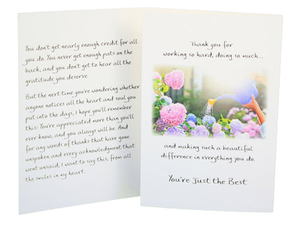 You Work So Hard And Do So Much - Greeting Card - Tampa Home & Garden Store