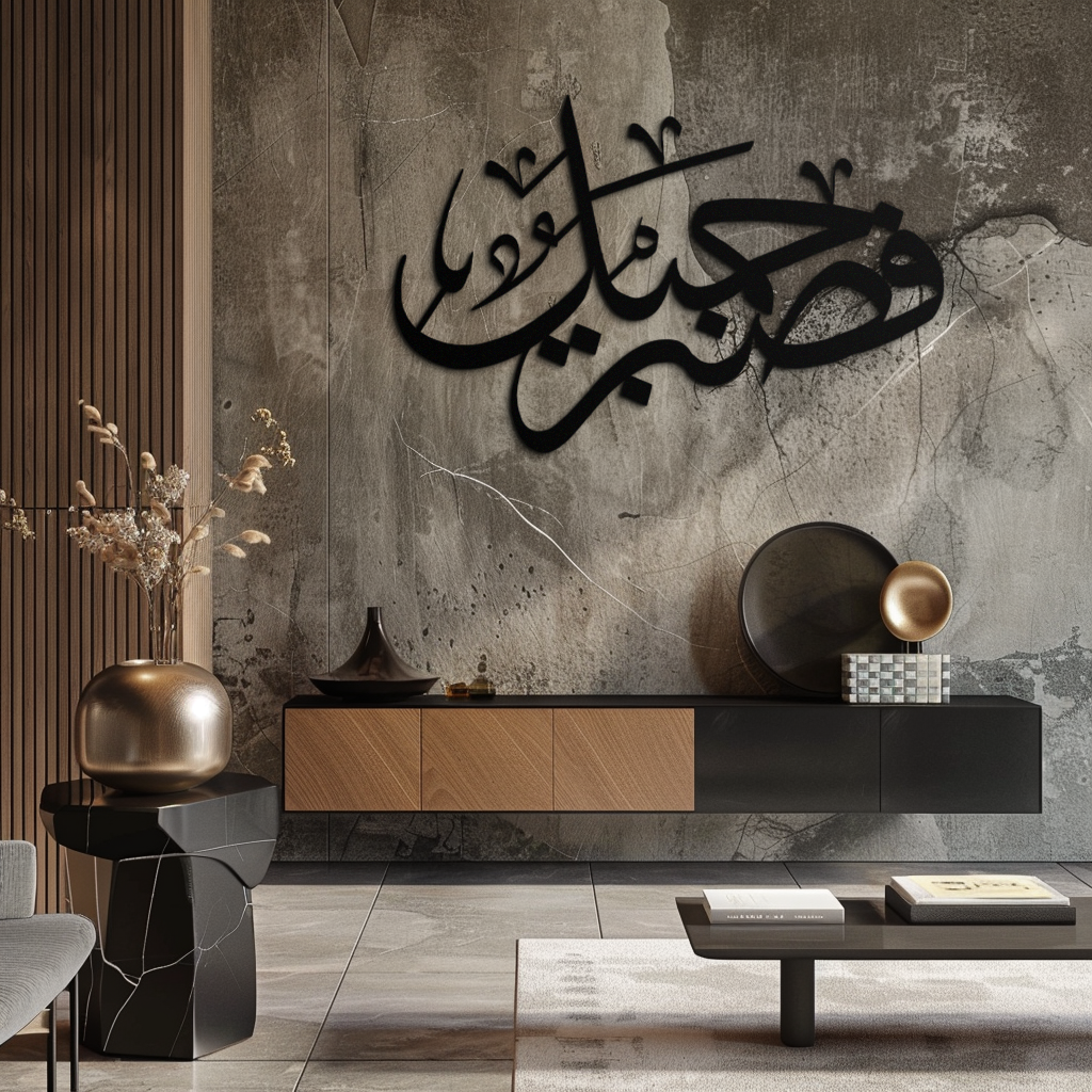 Yusuf 12 Arabic Calligraphy Metal Wall Art - Elegant Islamic Décor - KAF076 - Tampa Home & Garden Store
