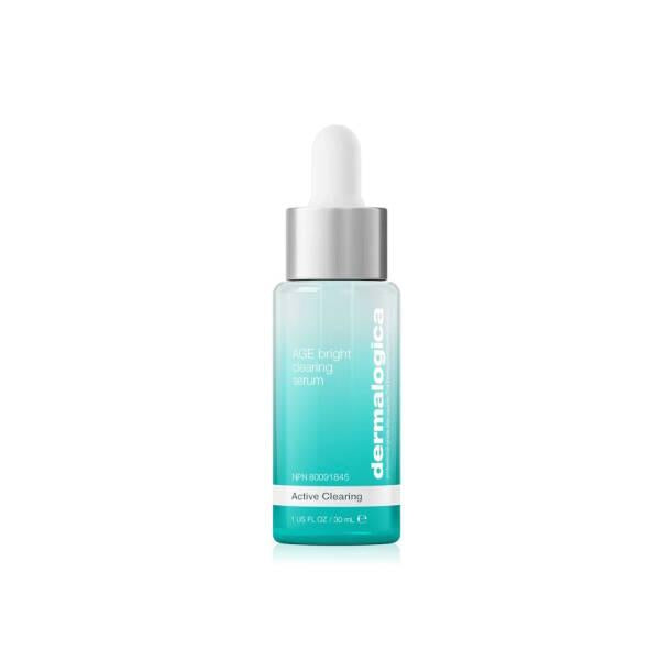 Dermalogica Age Bright Clearing Serum face serum bottle with dropper, turquoise gradient glass on Tampa Home & Garden Store
