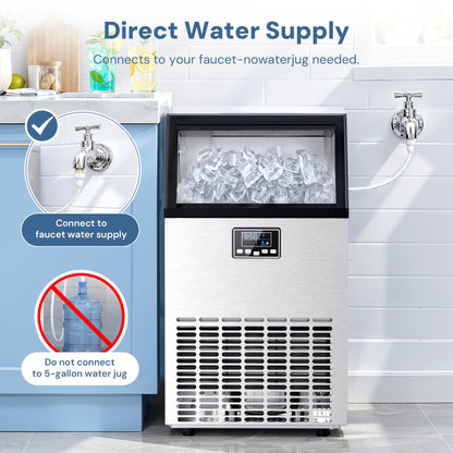 Freestanding Ice Maker Z5845A 265 Lbs