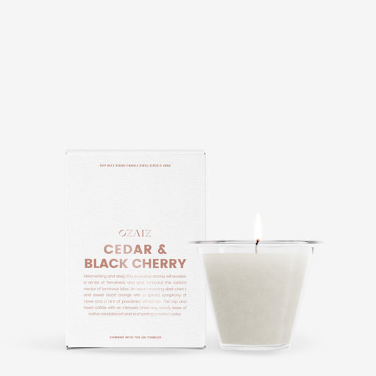 ZAI Candle - Cedar & Black Cherry - Tampa Home & Garden Store