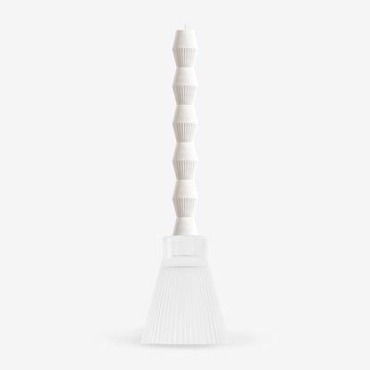 ZAI Geometric Pillar Candle in Ivory