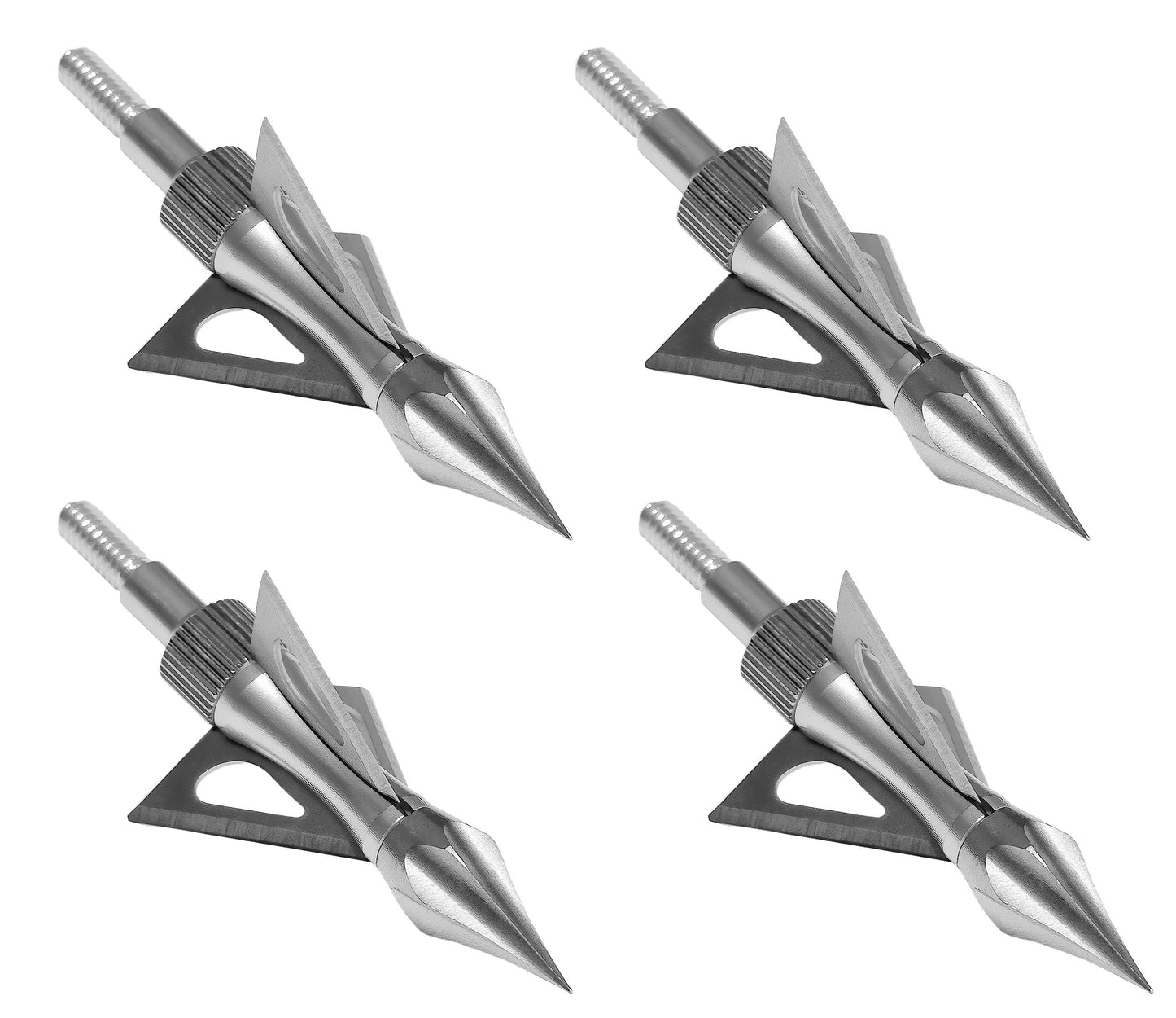 Zeus Breach Broadheads 4-pack with 100/125 grain tips in metallic gray Killz Products on Tampa Home & Garden Store