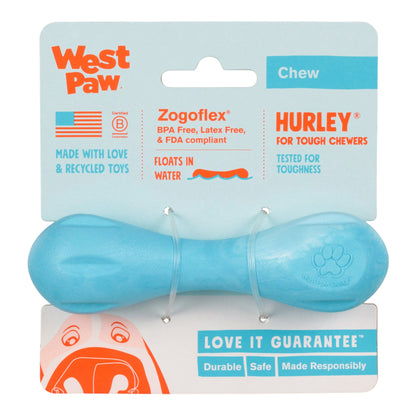 Hurley Aqua Swirl Indestructible Dog Chew Toy