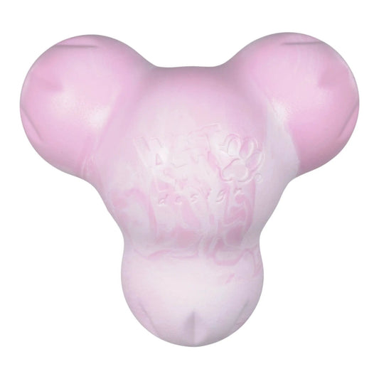 Tux Bubblegum Swirl Tough Treat Toy for Dogs by West Paw pink dog toy on Tampa Home & Garden Store