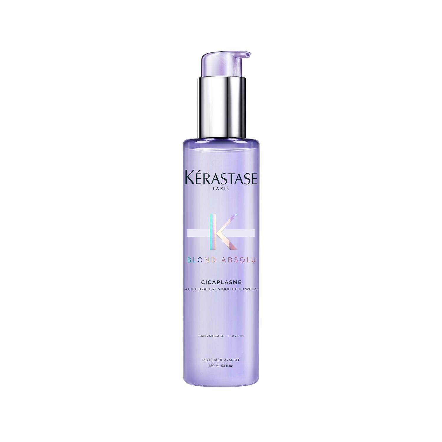 Kerastase Blond Absolu Cicaplasme lavender hair serum bottle with pump Kérastase on Tampa Home & Garden Store