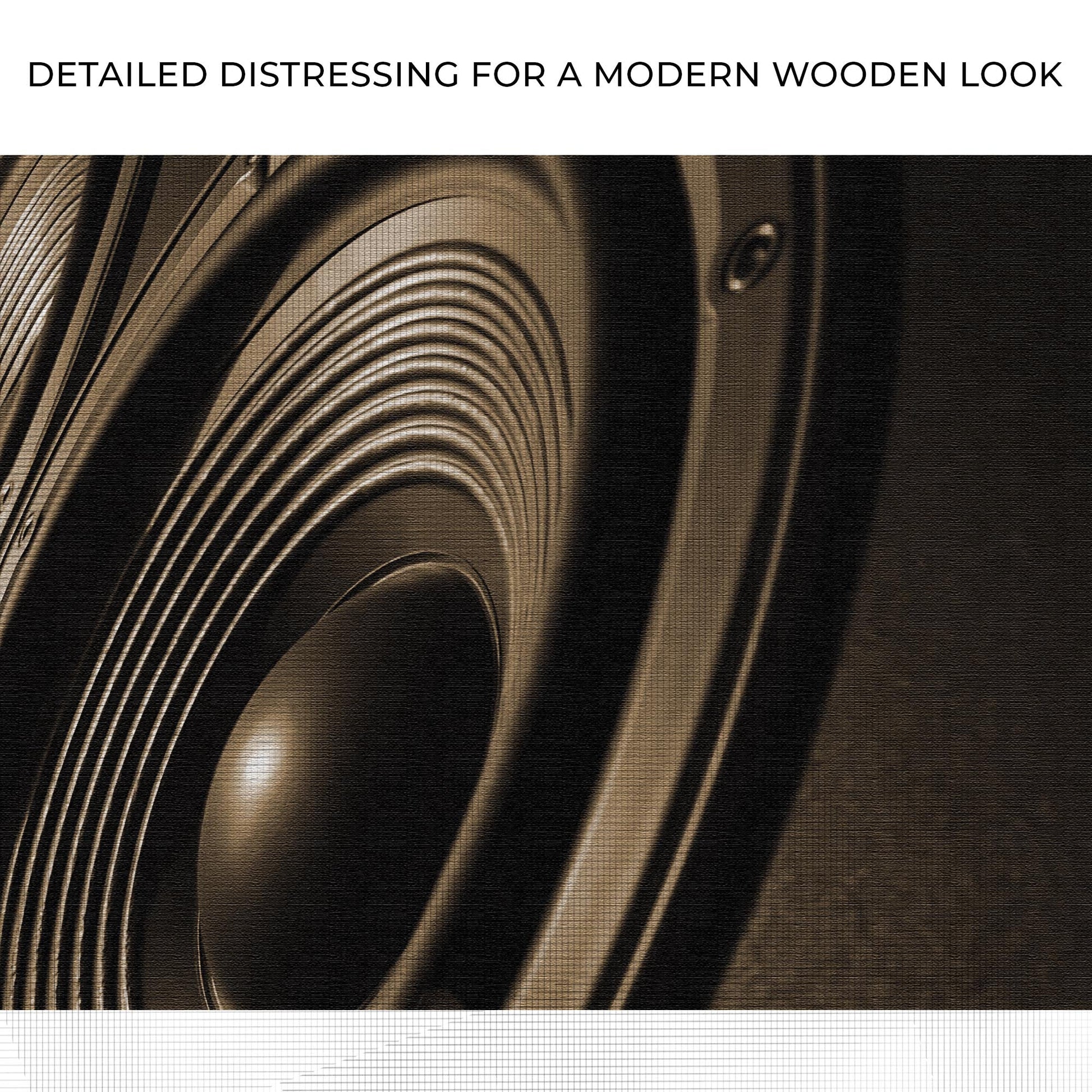 Music equipment sepia canvas wall art close-up of circular speaker rings Tailored Canvases on Tampa Home & Garden Store