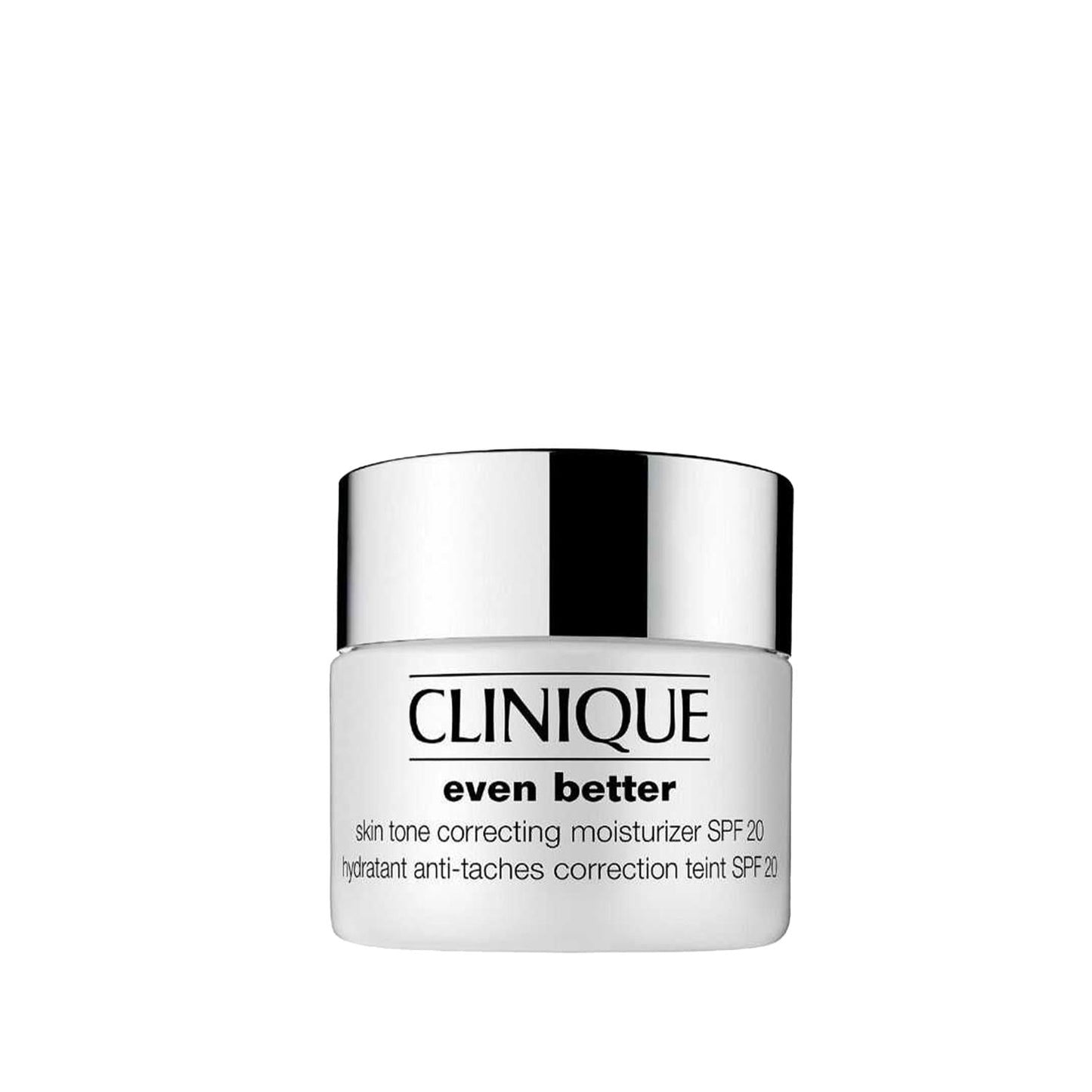 Clinique Even Better Brightening Moisturizer SPF20 face cream jar with silver cap on Tampa Home & Garden Store