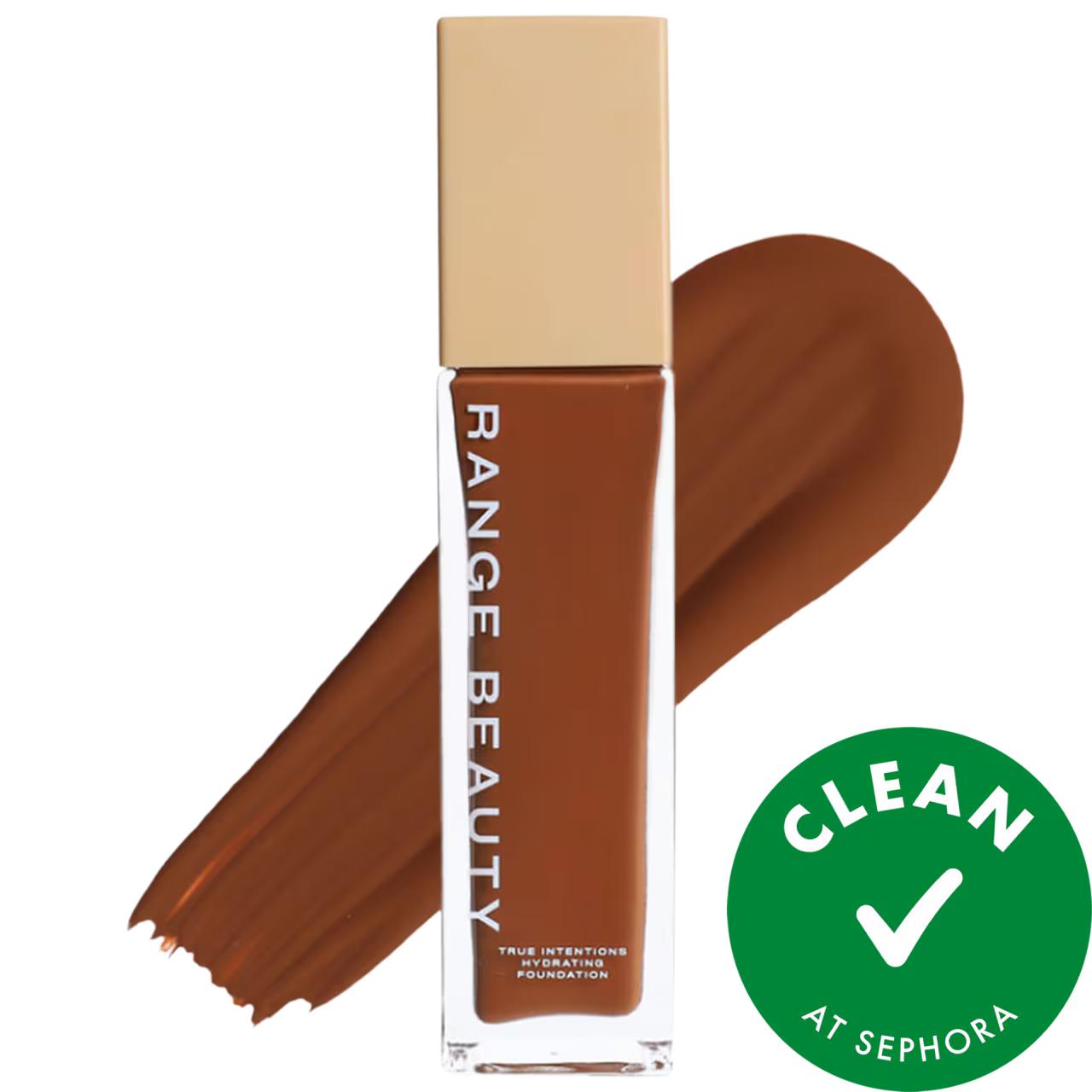 Foundation True Intentions Hydrating by Beauty Care Bag in warm brown vegan cruelty-free makeup on Tampa Home & Garden Store