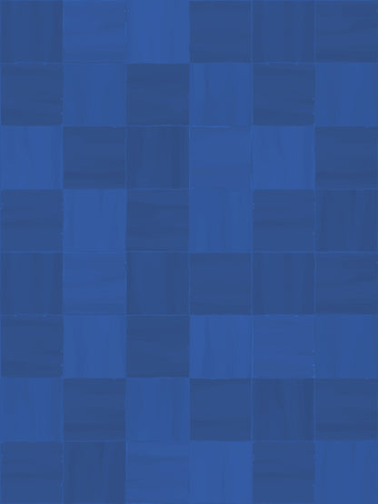Zellige Wallpaper, cobalt - Tampa Home & Garden Store