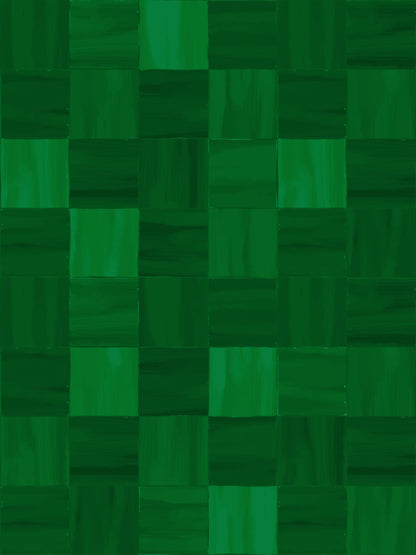 Zellige Wallpaper, emerald - Tampa Home & Garden Store
