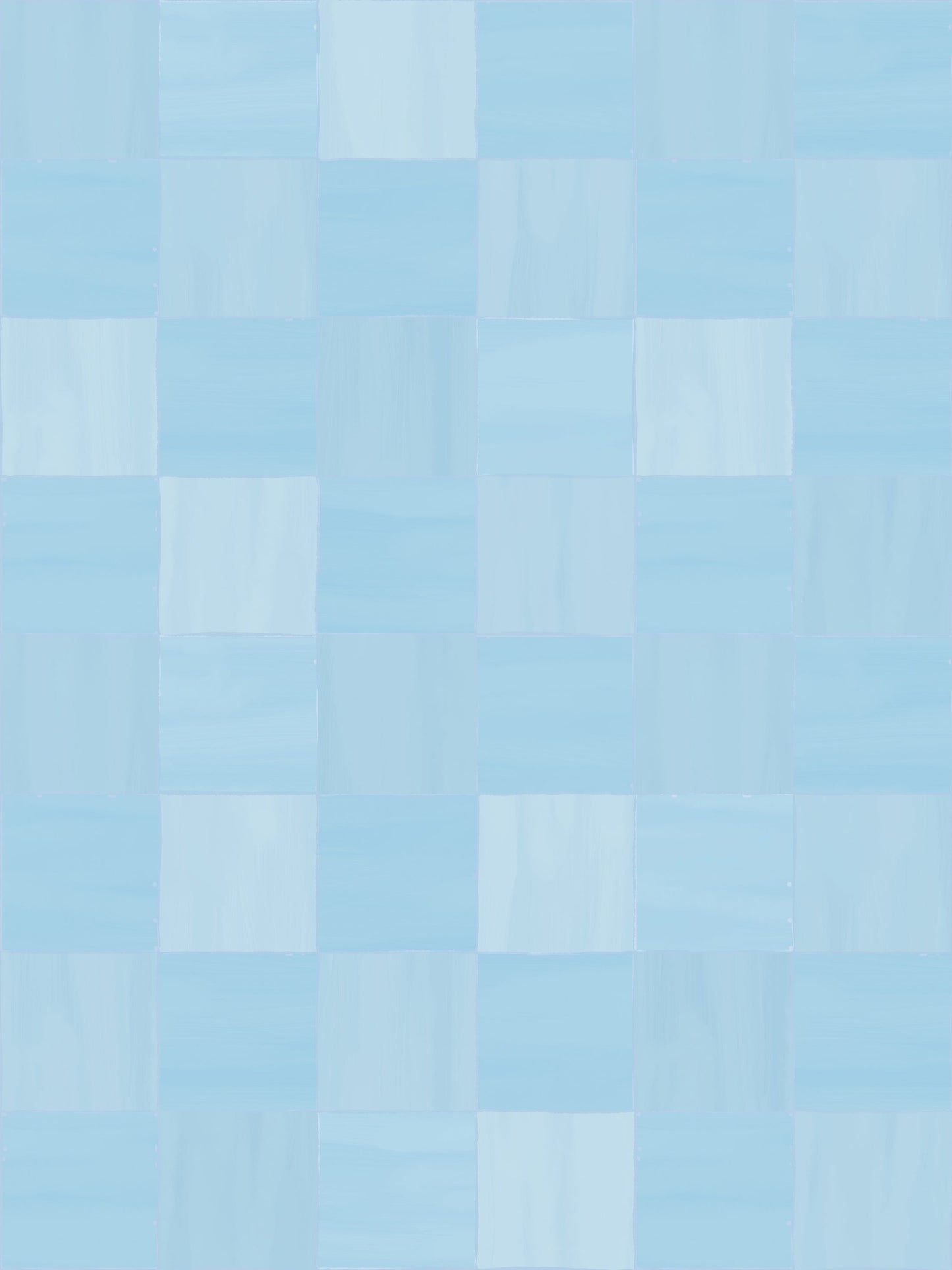 Zellige Wallpaper, light blue - Tampa Home & Garden Store