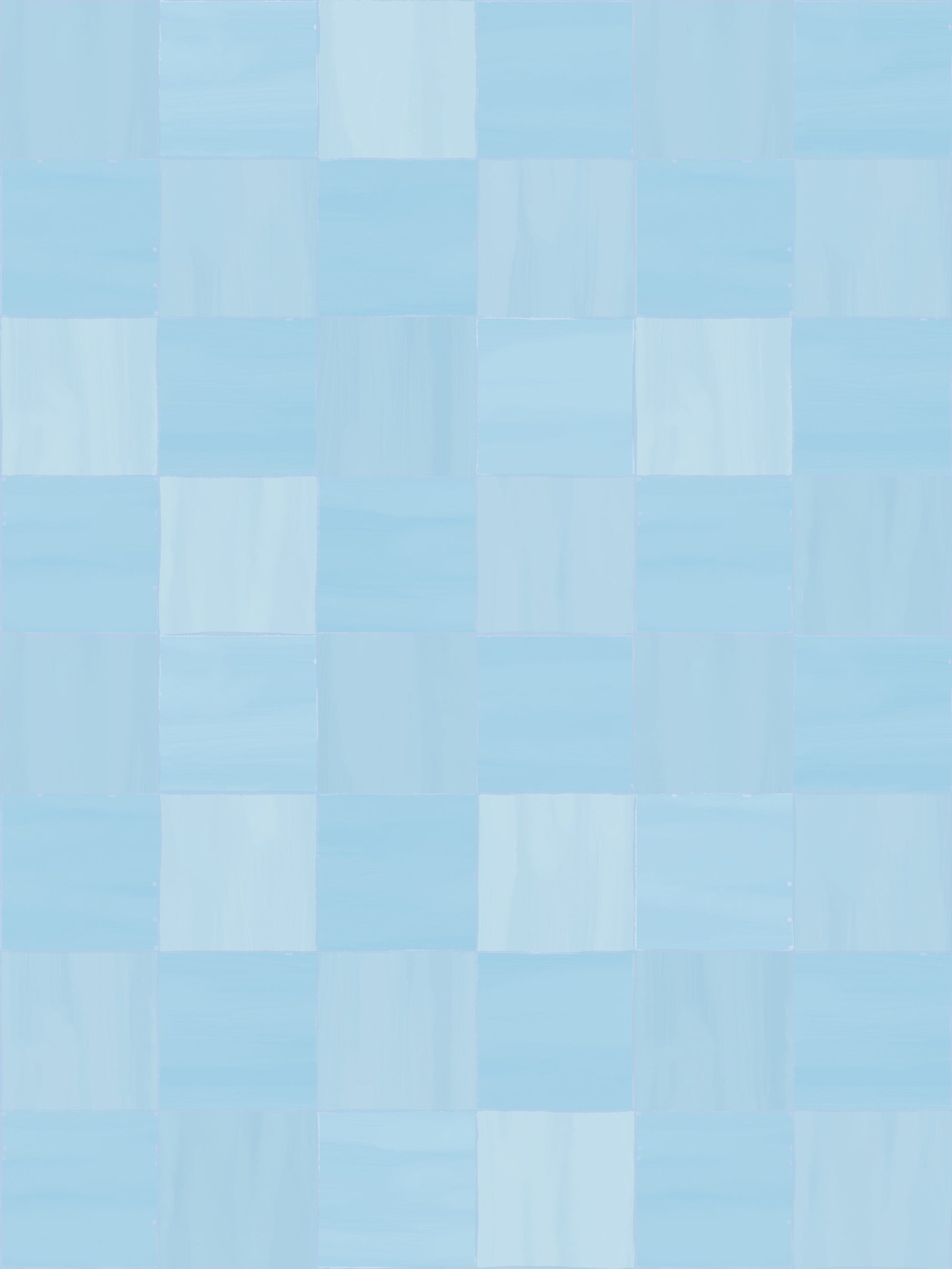 Zellige Wallpaper, light blue - Tampa Home & Garden Store