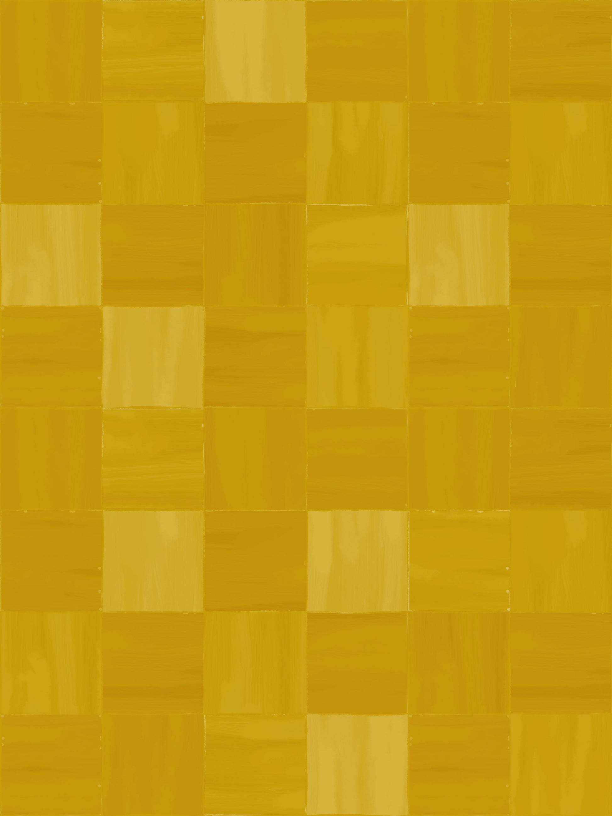 Zellige Wallpaper, mustard - Tampa Home & Garden Store