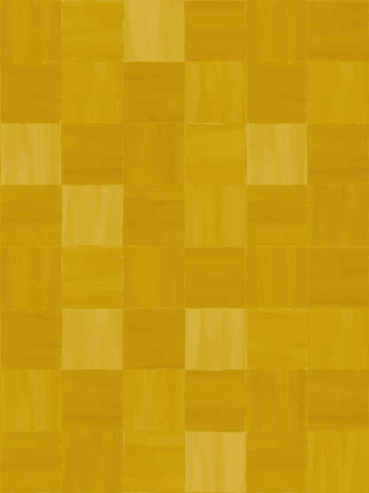 Zellige Wallpaper, mustard - Tampa Home & Garden Store