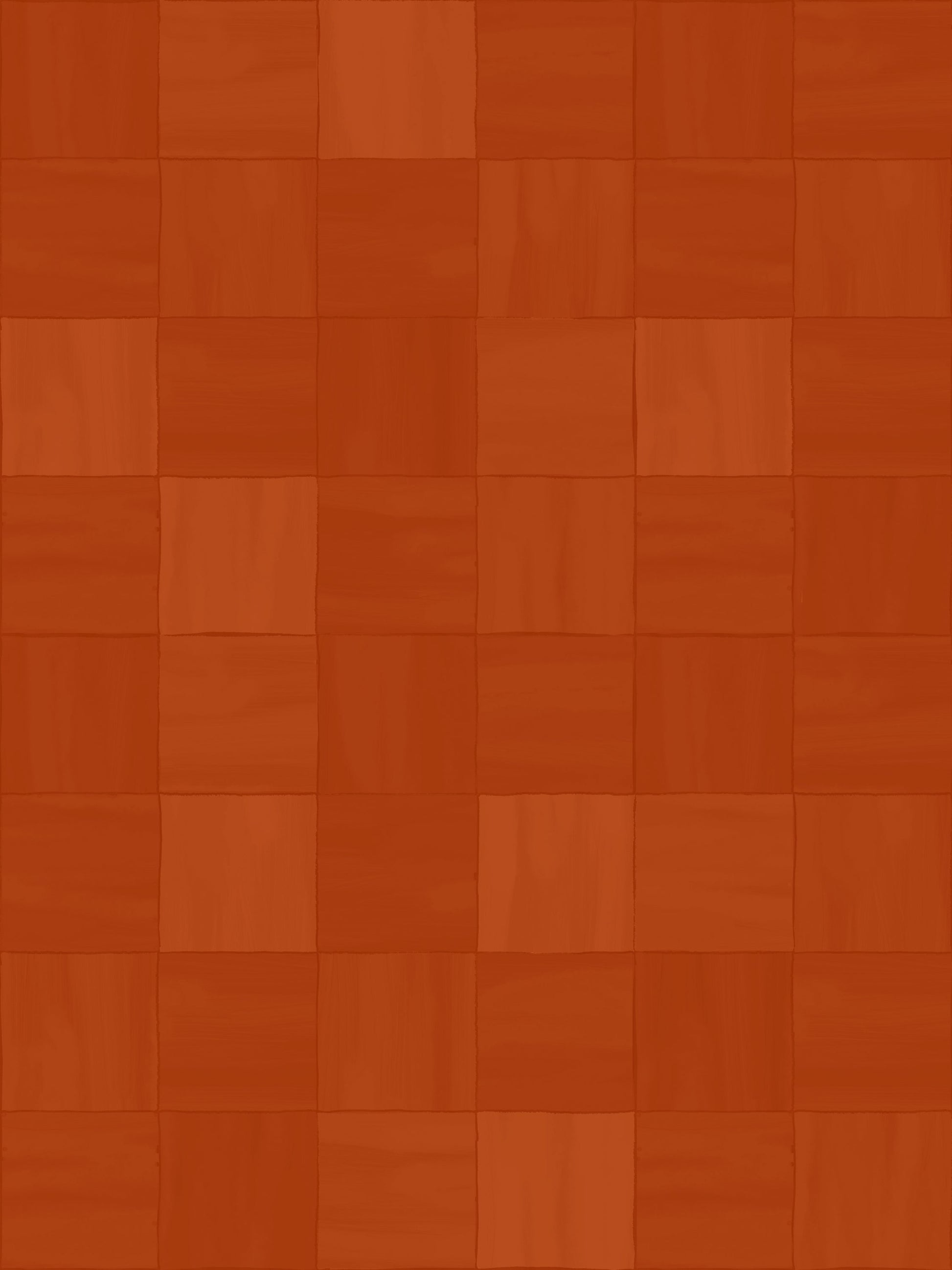 Zellige Wallpaper, rust - Tampa Home & Garden Store