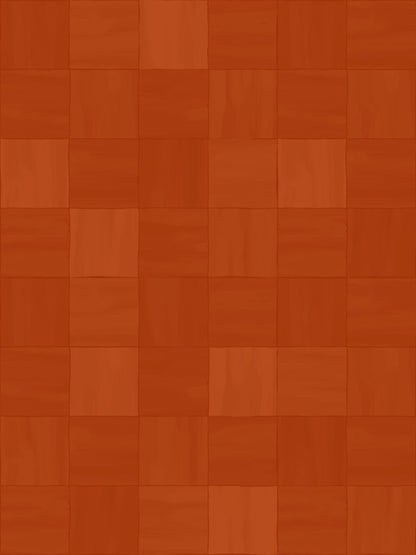 Zellige Wallpaper, rust - Tampa Home & Garden Store
