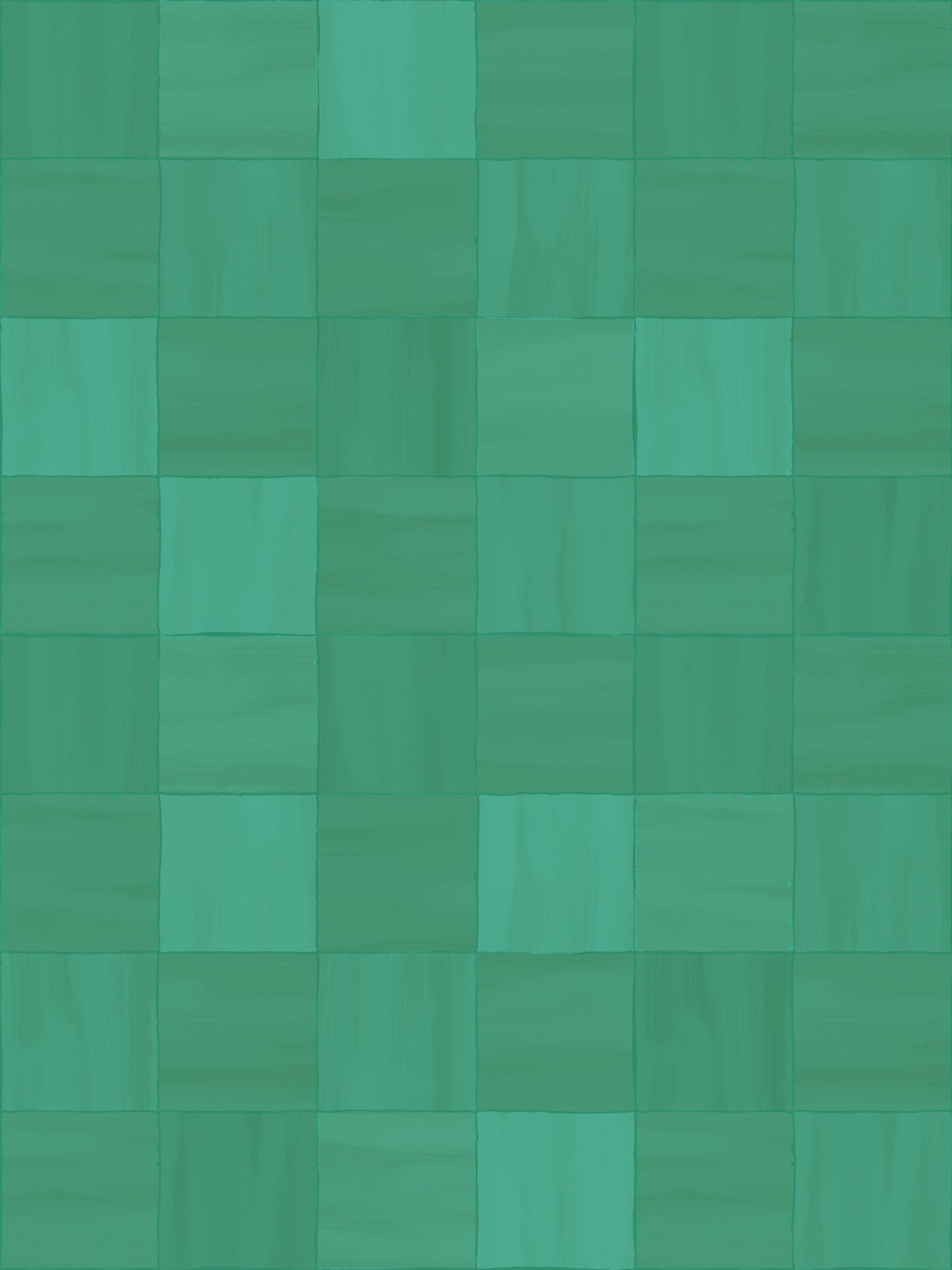 Zellige Wallpaper, teal - Tampa Home & Garden Store