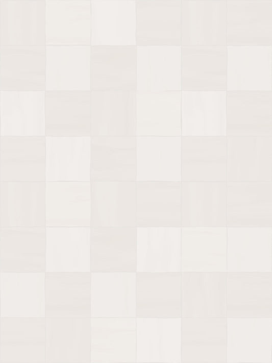 Zellige Wallpaper, white - Tampa Home & Garden Store