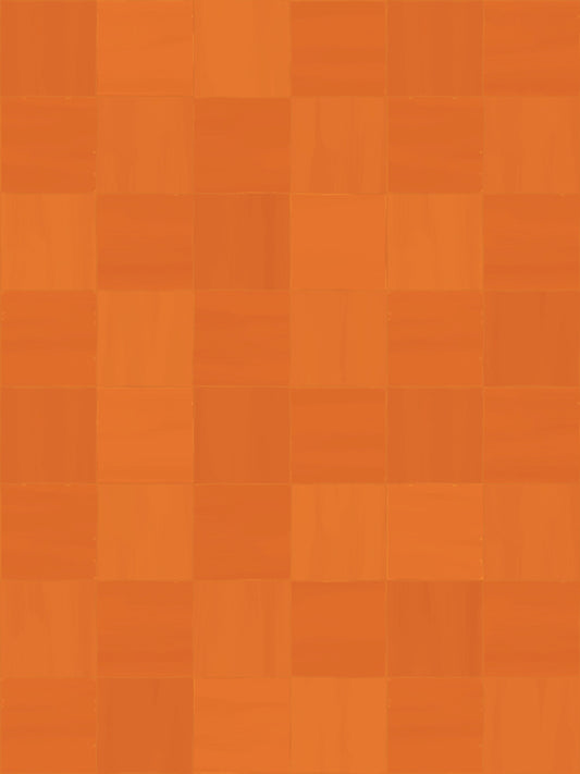 Zellige Wallpaper, orange - Tampa Home & Garden Store