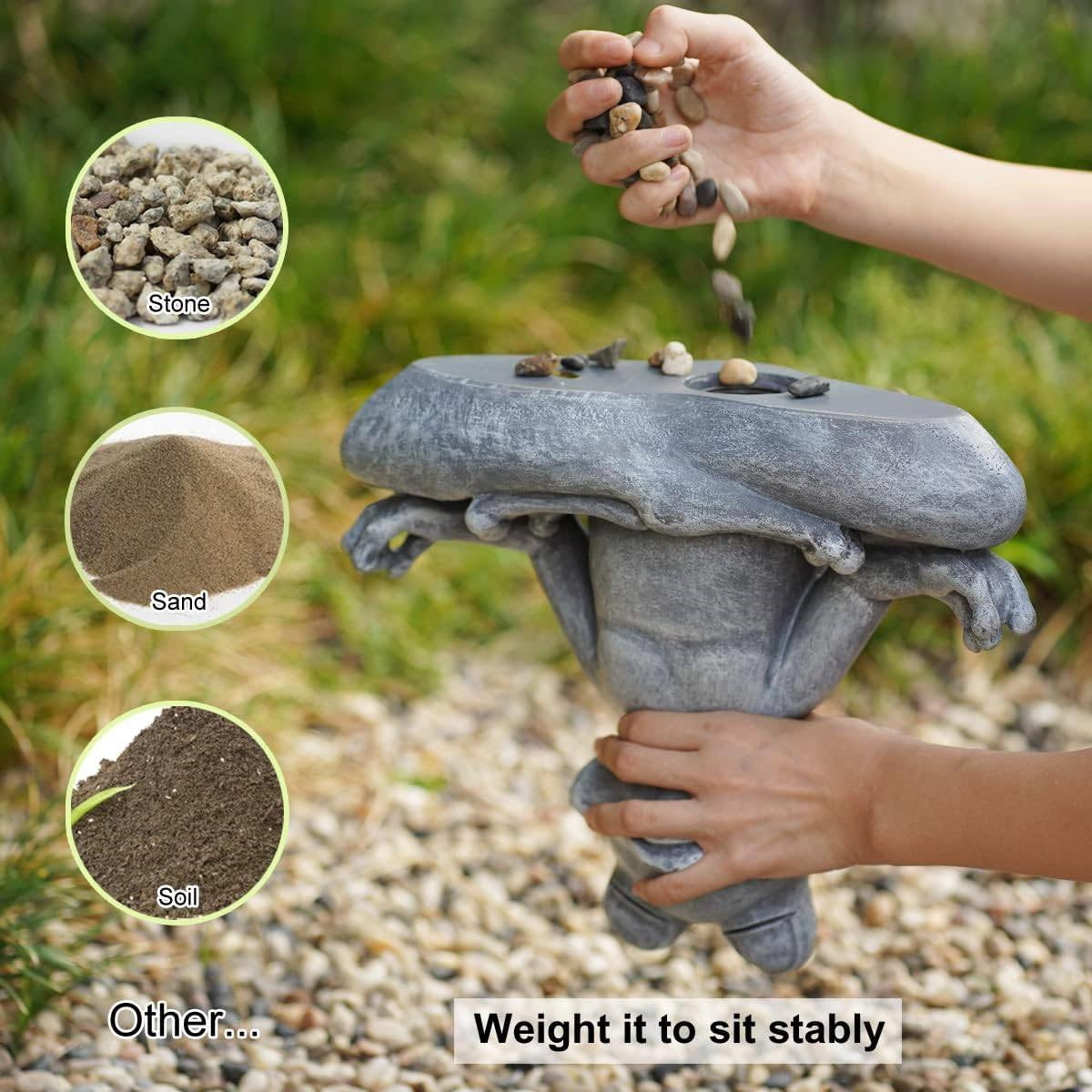 Zen Garden Meditating Yoga Frog Statue - Tampa Home & Garden Store