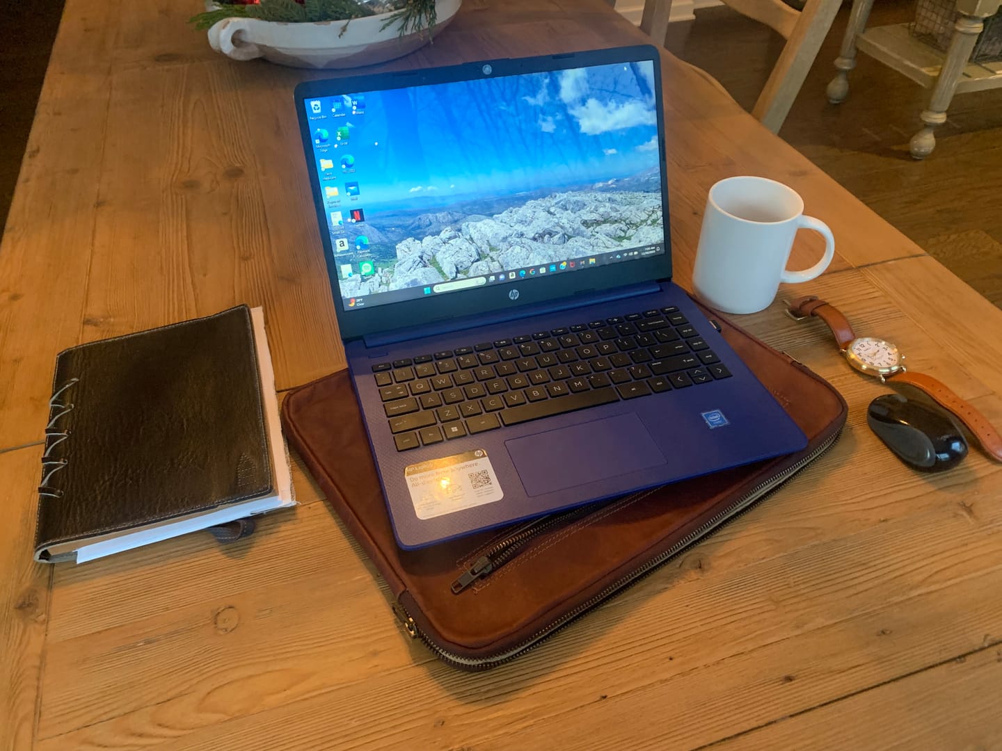 Zento Laptop Sleeve - Dark Brown - Tampa Home & Garden Store