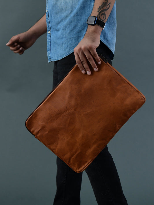 Zento Laptop Sleeve - Tan Brown - Tampa Home & Garden Store