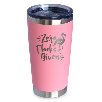 Zero Flocks Given - 20 oz Coffee Tumbler - Tampa soil911.com