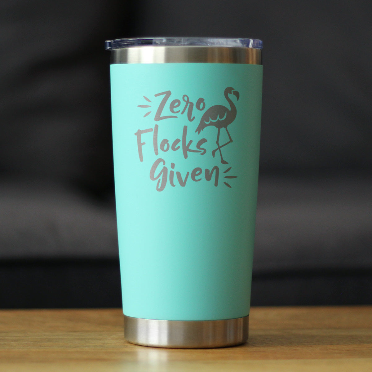 Zero Flocks Given - 20 oz Coffee Tumbler - Tampa soil911.com