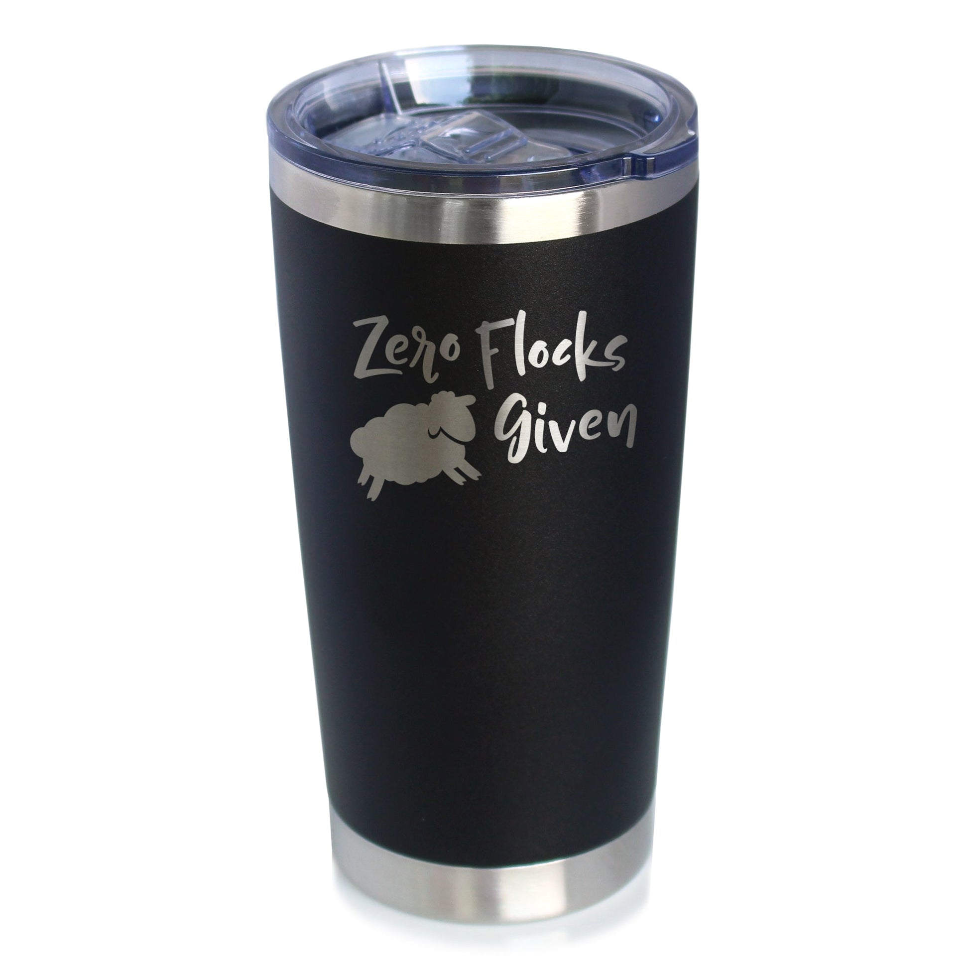 Zero Flocks Given Sheep - 20 oz Coffee Tumbler - Tampa Home & Garden Store