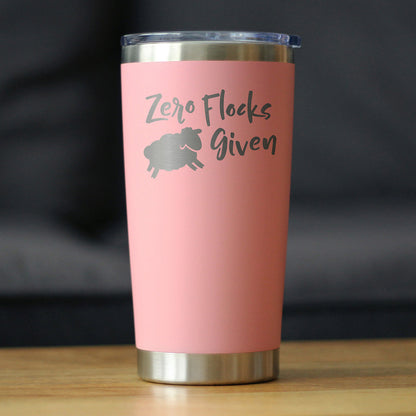 Zero Flocks Given Sheep - 20 oz Coffee Tumbler - Tampa Home & Garden Store