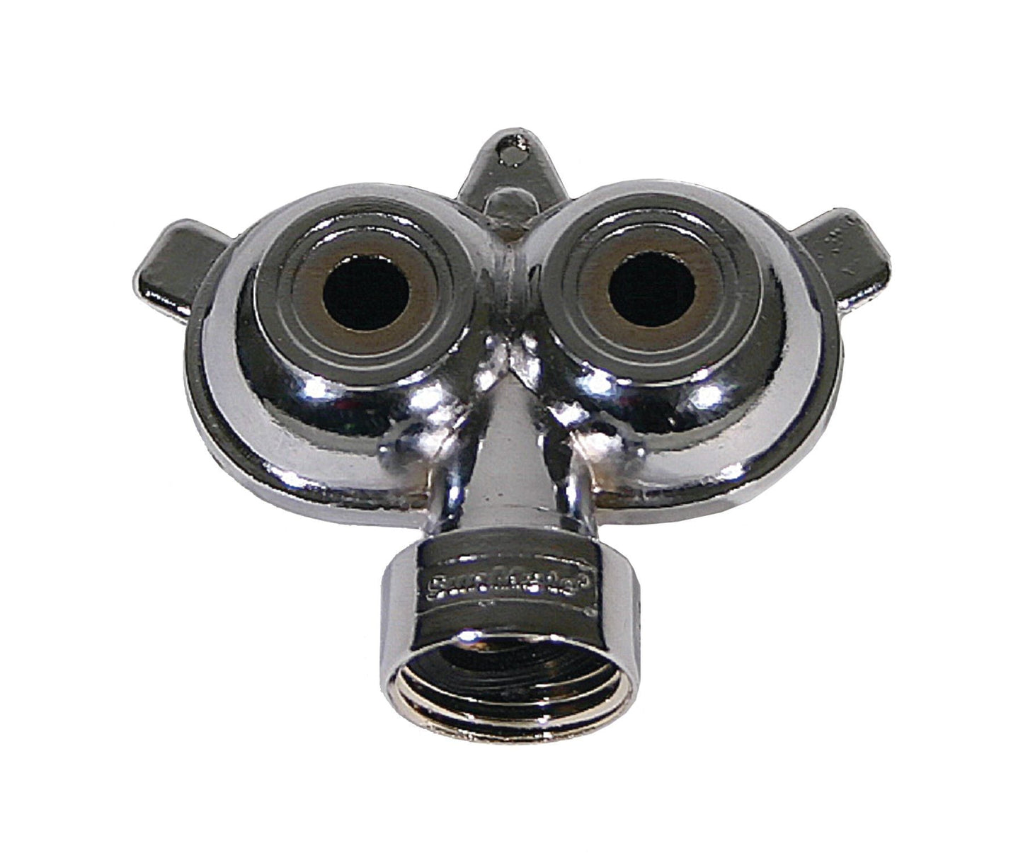 Twin Circle Zinc Spot Sprinkler 58020 hose end dual chrome outlets Orbit Irrigation on Tampa Home & Garden Store