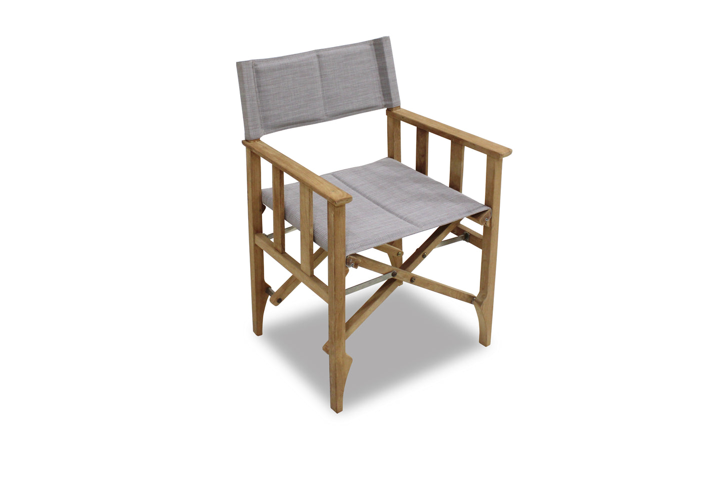 Zircon Teak Director Chair Vintage Khaki, teak frame with khaki fabric LifestyleGarden US on Tampa Home & Garden Store