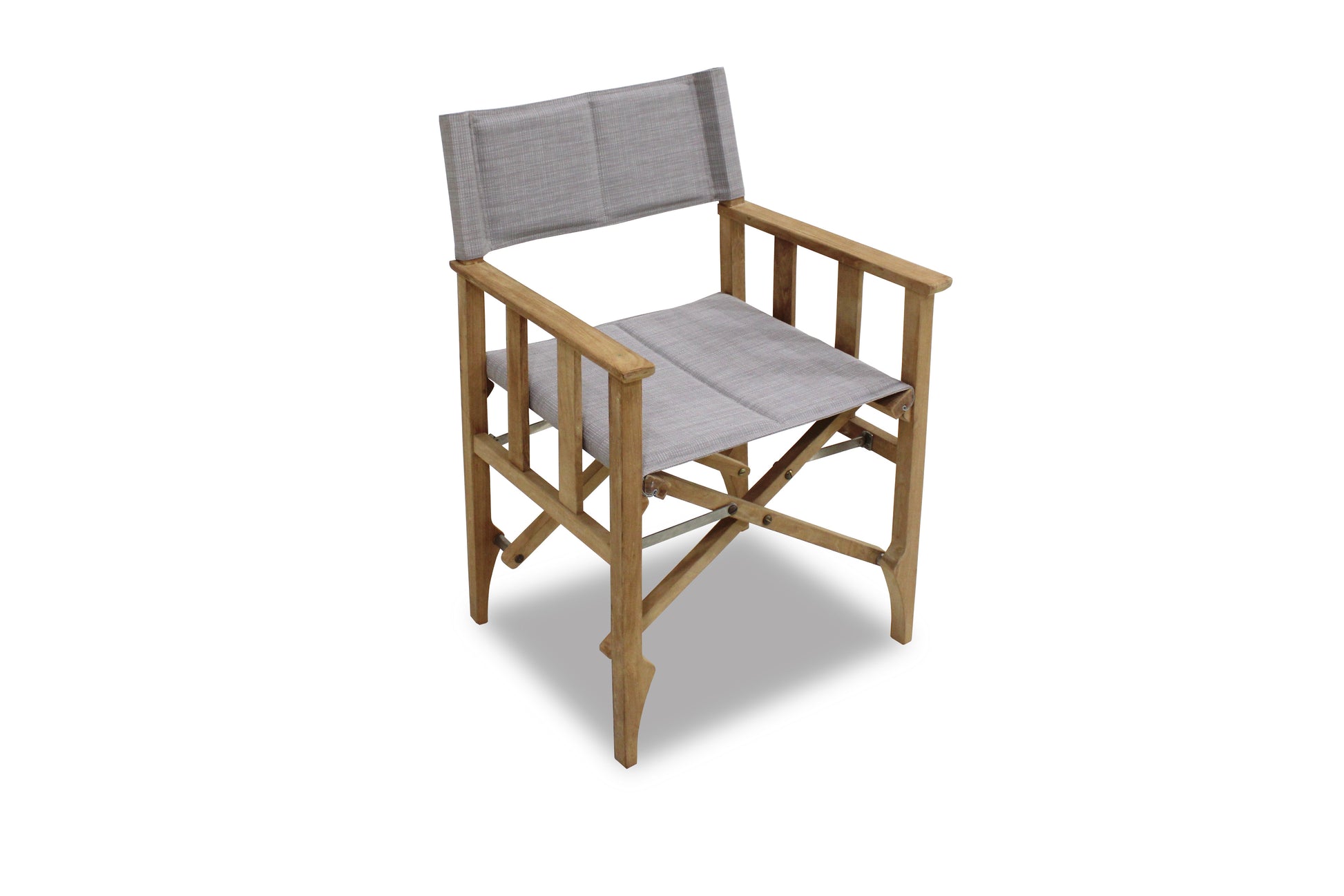 Zircon Teak Director Chair Vintage Khaki, teak frame with khaki fabric LifestyleGarden US on Tampa Home & Garden Store