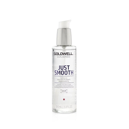 Goldwell Dualsenses Just Smooth 6 hair serum bottle with pump, clear 100 ml on Tampa Home & Garden Store